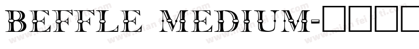 Beffle Medium字体转换